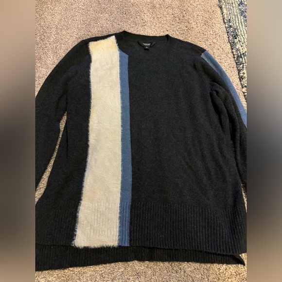 Simply Vera Vera Wang Striped Long Sleeve Sweater - Picture 6 of 8